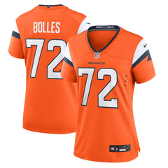 NFL Denver Broncos Garett Bolles  Women's Team Game Jersey