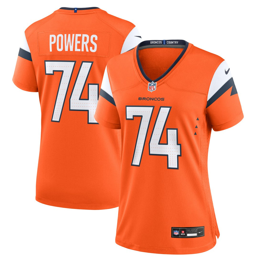 NFL Denver Broncos Ben Powers  Women's Team Game Jersey