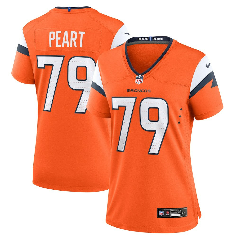 NFL Denver Broncos Matt Peart  Women's Team Game Jersey