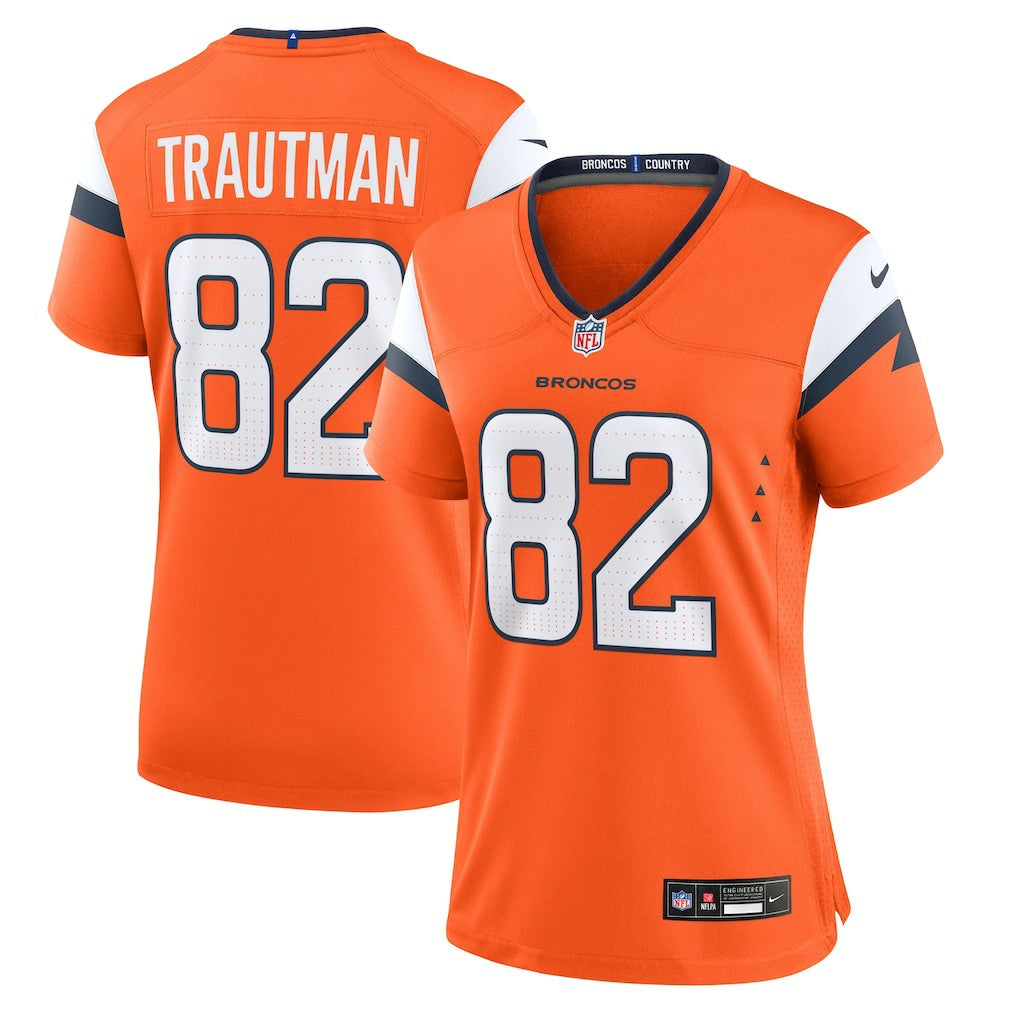 NFL Denver Broncos Adam Trautman  Women's Team Game Jersey