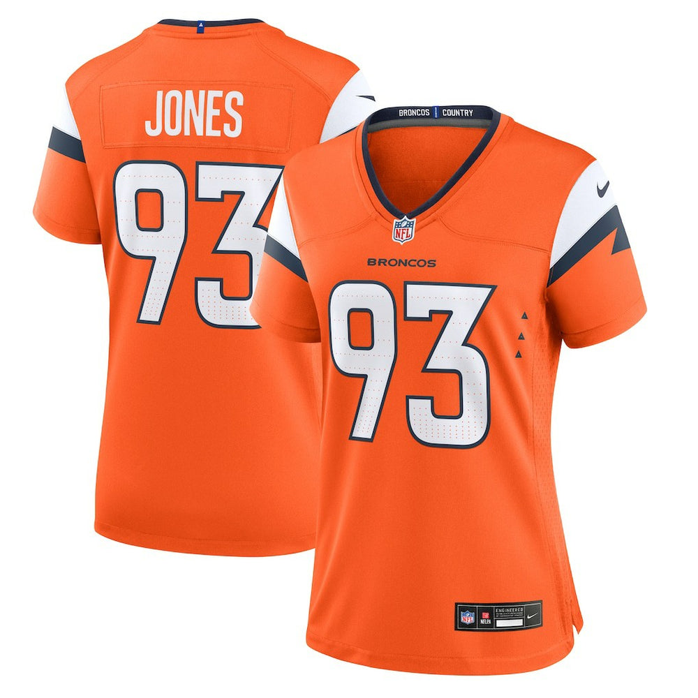 NFL Denver Broncos D.J. Jones  Women's Team Game Jersey