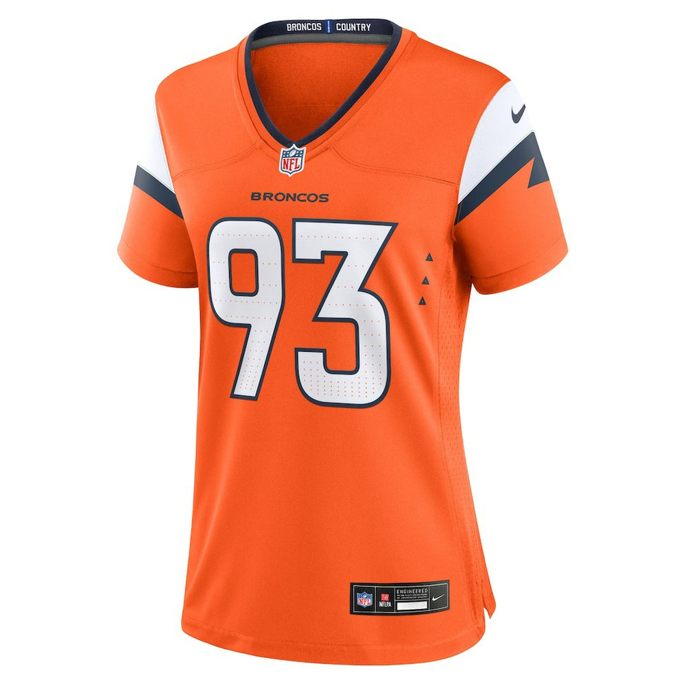 NFL Denver Broncos D.J. Jones  Women's Team Game Jersey