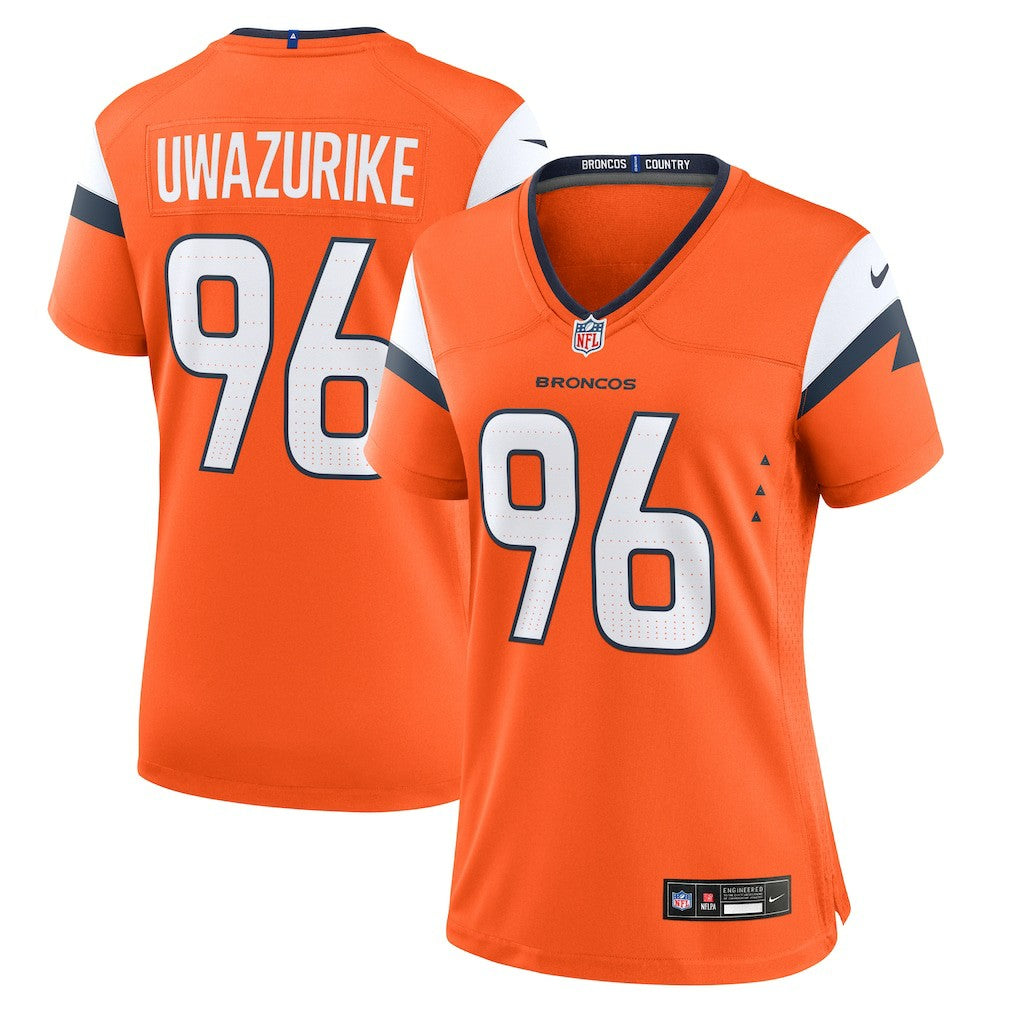 NFL Denver Broncos Eyioma Uwazurike  Women's Team Game Jersey