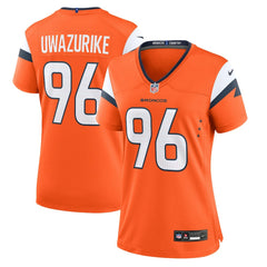 NFL Denver Broncos Eyioma Uwazurike  Women's Team Game Jersey