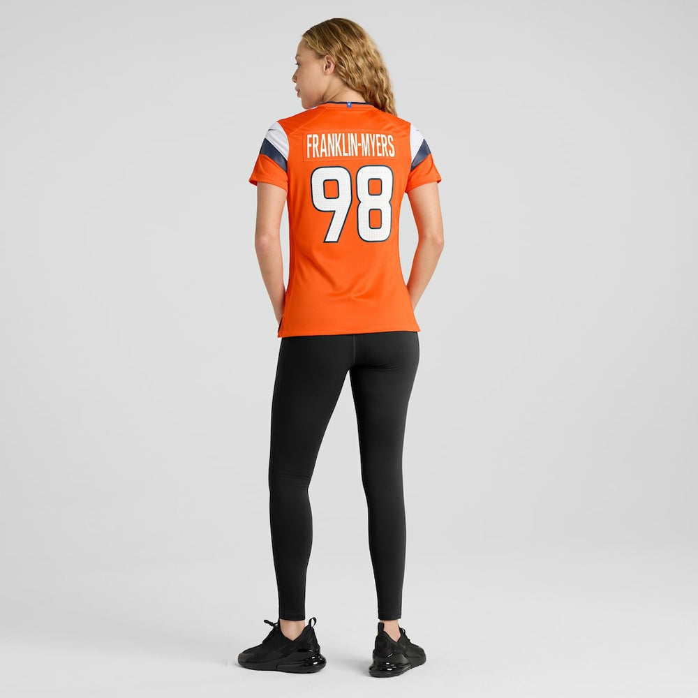 NFL Denver Broncos John Franklin-Myers  Women's Team Game Jersey
