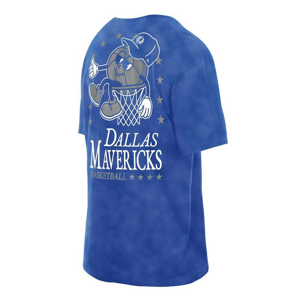 Dallas Mavericks Old School Sport Enzyme Wash Oversized T-Shirt sale - Blue | New Era for sale