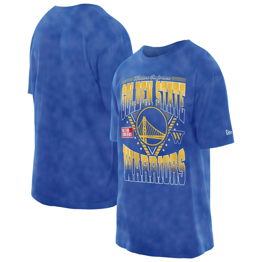 Golden State Warriors Boxy Old School Sport Vintage Wash T-Shirt sale - Royal | New Era sale