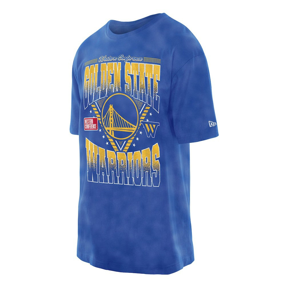 Golden State Warriors Boxy Old School Sport Vintage Wash T-Shirt sale - Royal | New Era sale