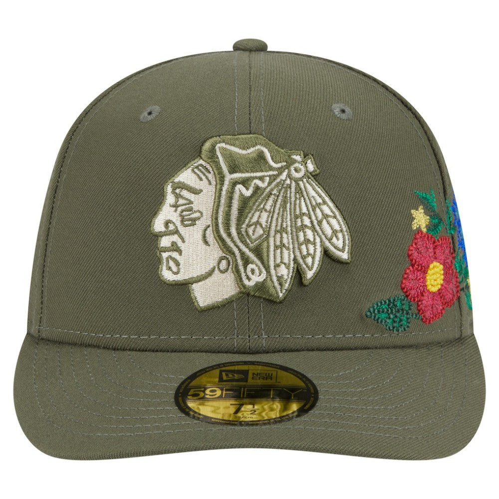 Chicago Blackhawks New Era Tonal Florals 59FIFTY Fitted Hat