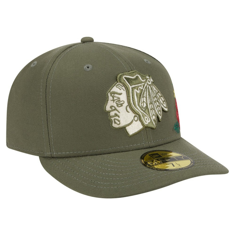 Chicago Blackhawks New Era Tonal Florals 59FIFTY Fitted Hat
