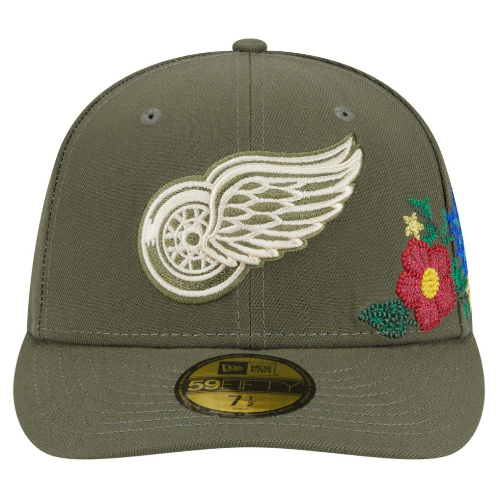 Detroit Red Wings New Era Tonal Florals 59FIFTY Fitted Hat