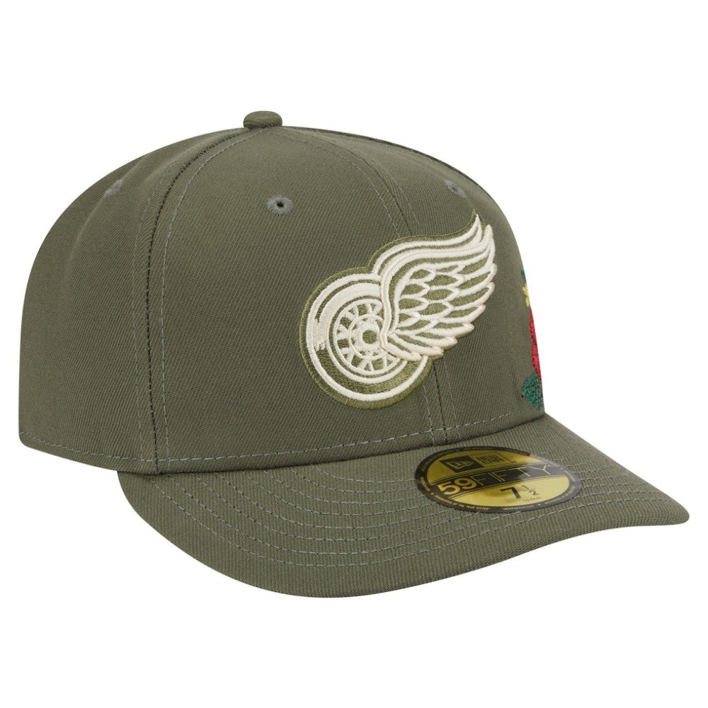 Detroit Red Wings New Era Tonal Florals 59FIFTY Fitted Hat