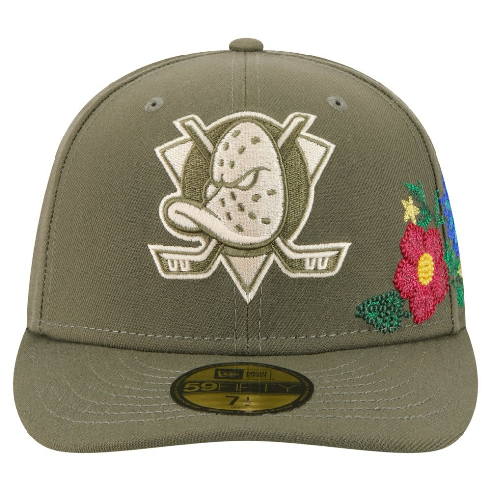 Anaheim Ducks New Era Tonal Florals 59FIFTY Fitted Hat