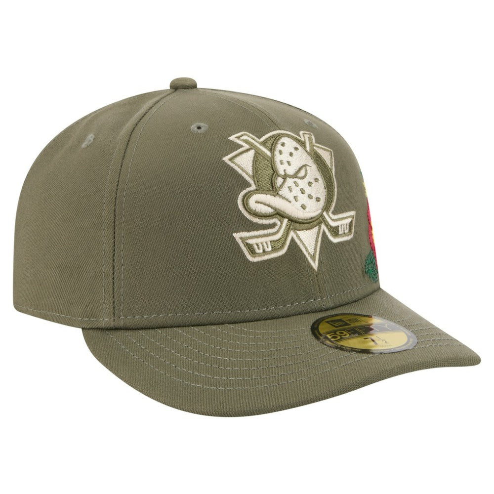 Anaheim Ducks New Era Tonal Florals 59FIFTY Fitted Hat