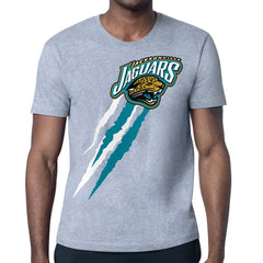 NFL Jacksonville Jaguars Starter Retro Team Logo Color Scratch T-Shirt