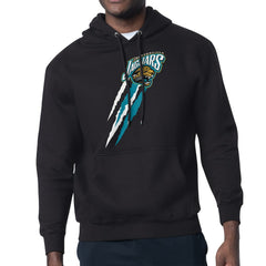 NFL Jacksonville Jaguars Starter Retro Team Logo Color Scratch Pullover Hoodie