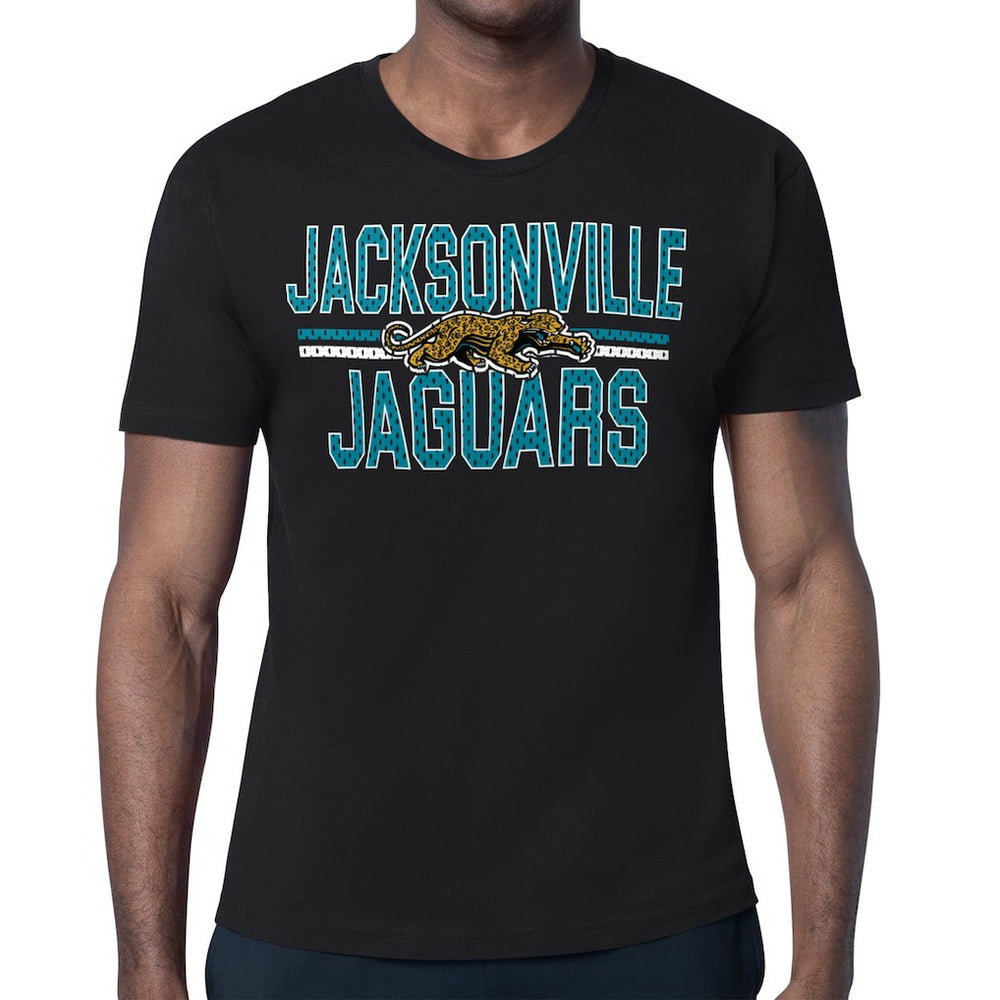 NFL Jacksonville Jaguars Starter Mesh Look Retro Team Logo T-Shirt