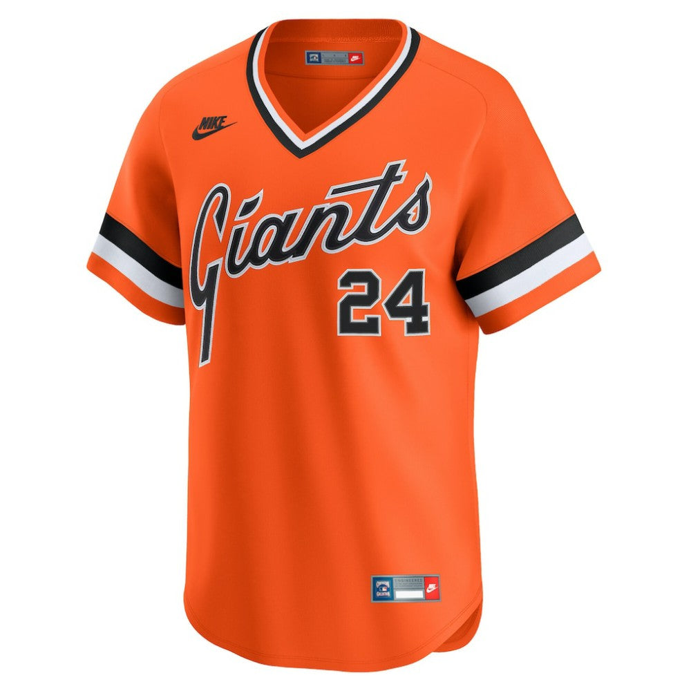 Willie Mays San Francisco Giants Cooperstown Collection Limited Jersey - Orange | Nike