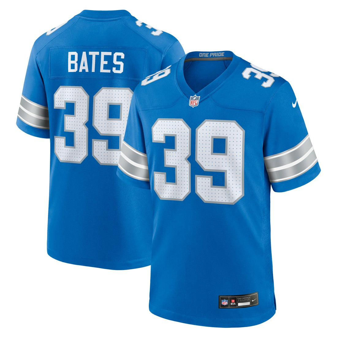 NFL Detroit Lions Jake Bates  Team Game Jersey