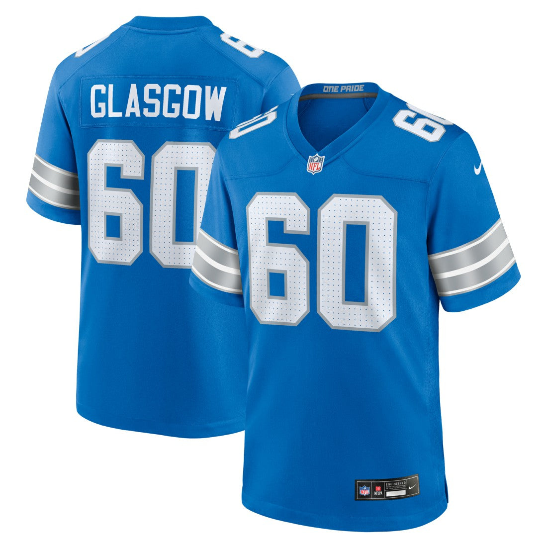 NFL Detroit Lions Graham Glasgow  Team Game Jersey