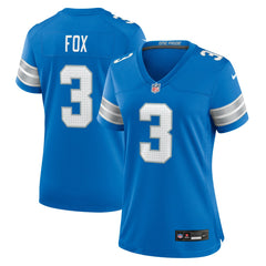 NFL Detroit Lions Jack Fox  Women's Team Game Jersey