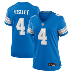 NFL Detroit Lions Emmanuel Moseley  Women's Team Game Jersey