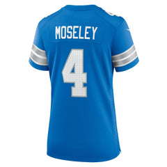 NFL Detroit Lions Emmanuel Moseley  Women's Team Game Jersey