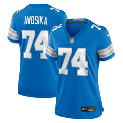 NFL Detroit Lions Kayode Awosika  Women's Team Game Jersey