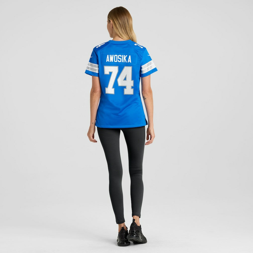NFL Detroit Lions Kayode Awosika  Women's Team Game Jersey