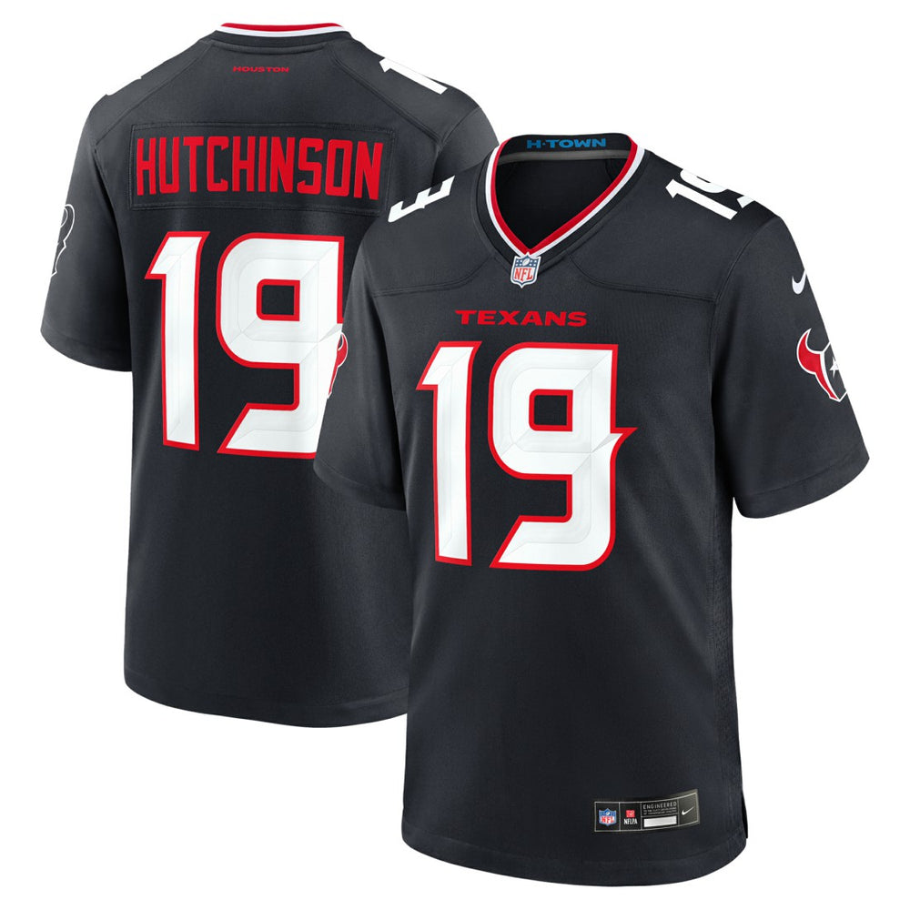 NFL Houston Texans Xavier Hutchinson  Team Game Jersey