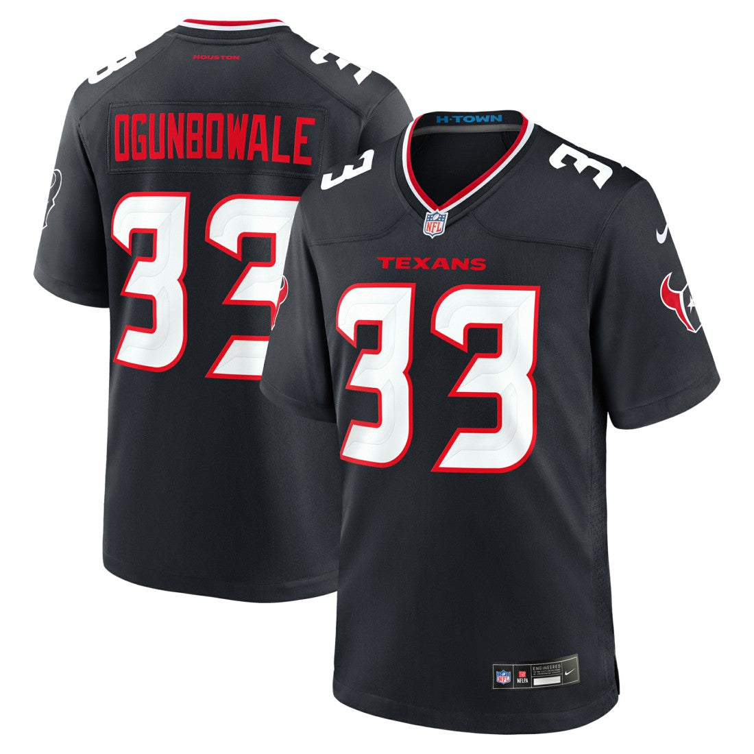 NFL Houston Texans Dare Ogunbowale  Team Game Jersey
