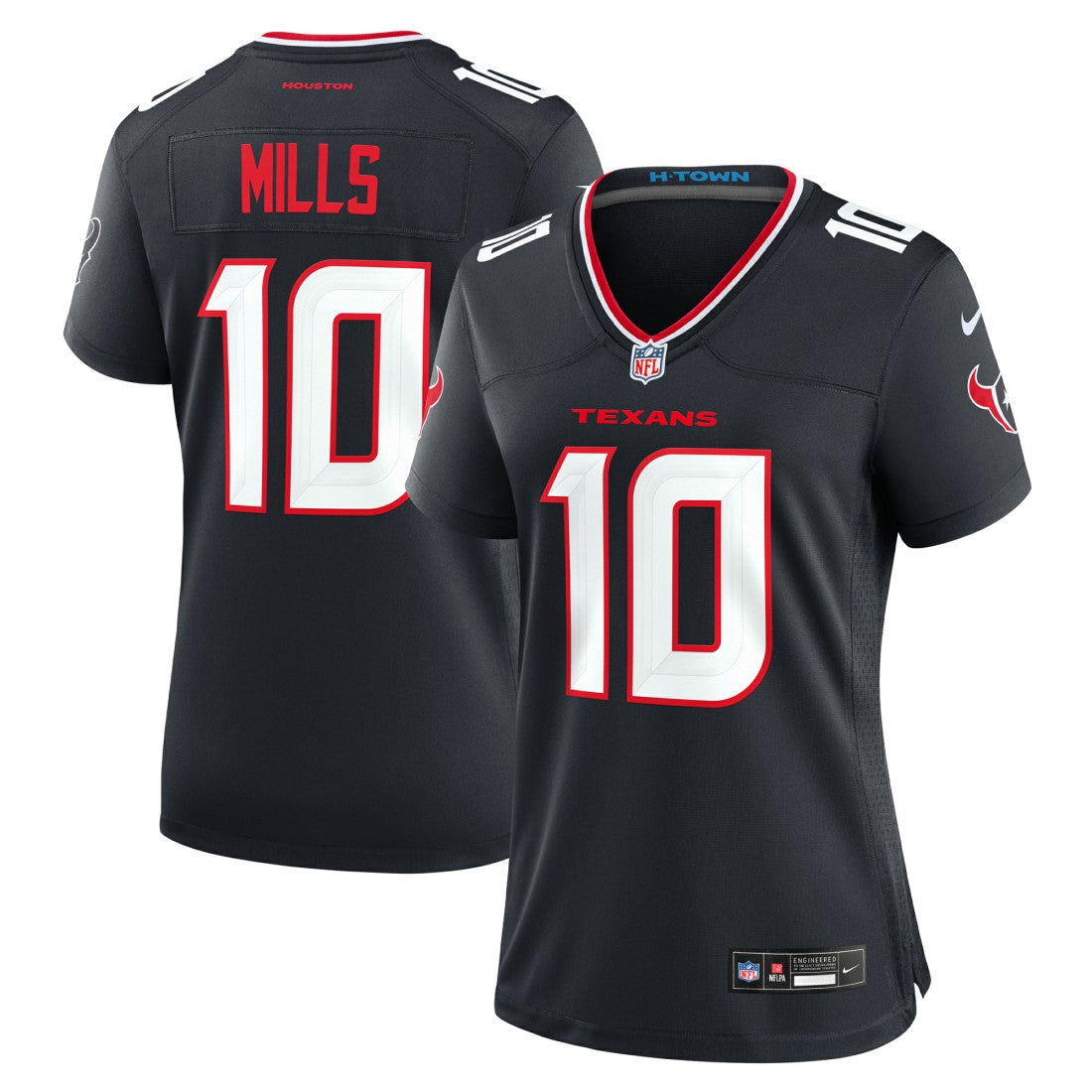 NFL Houston Texans Davis Mills  Women's Team Game Jersey