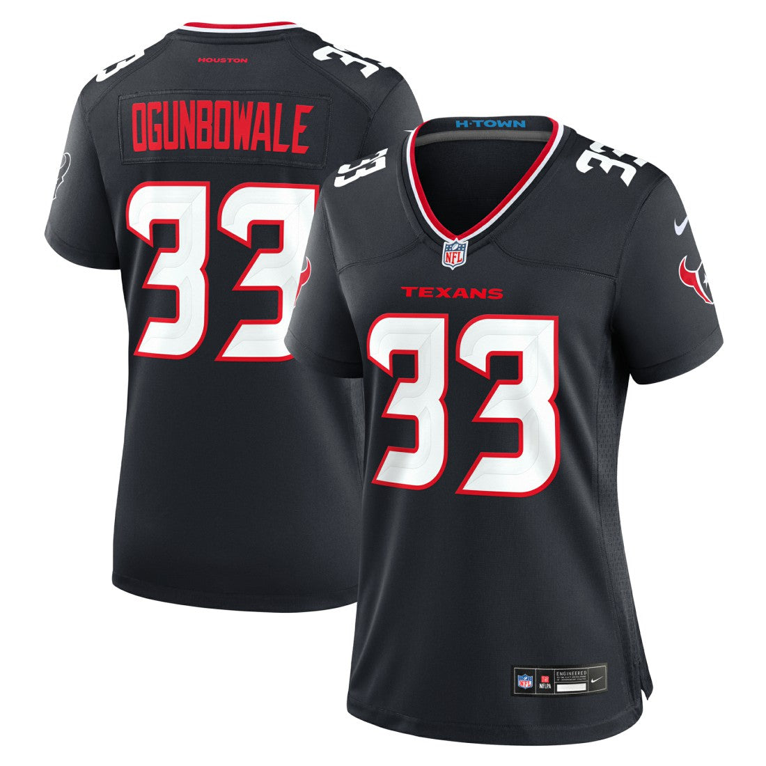 NFL Houston Texans Dare Ogunbowale  Women's Team Game Jersey