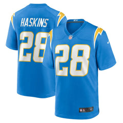 NFL Los Angeles Chargers Hassan Haskins  Team Game Jersey