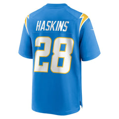 NFL Los Angeles Chargers Hassan Haskins  Team Game Jersey