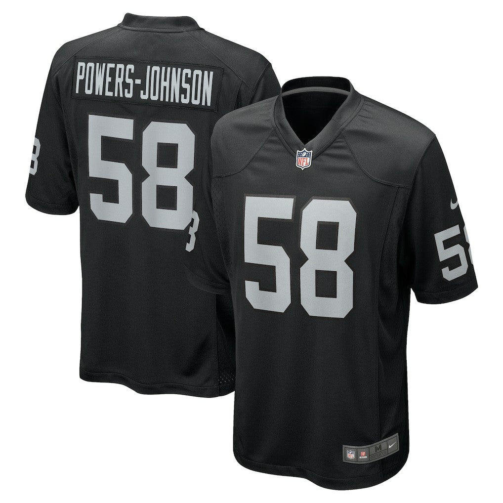 NFL Las Vegas Raiders Jackson Powers-Johnson  Team Game Jersey