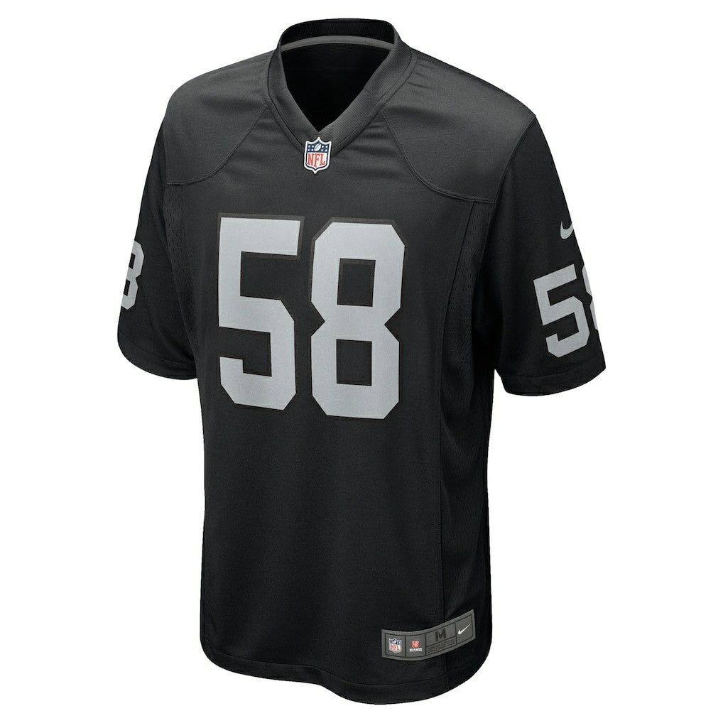 NFL Las Vegas Raiders Jackson Powers-Johnson  Team Game Jersey