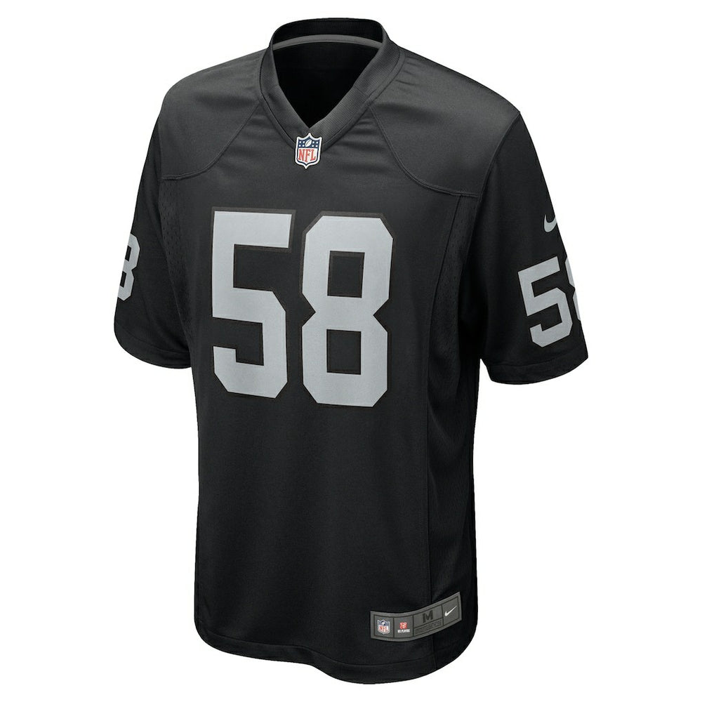 NFL Las Vegas Raiders Jackson Powers-Johnson  Team Game Jersey