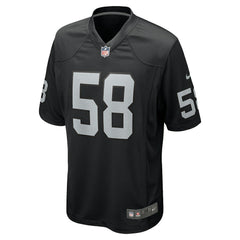 NFL Las Vegas Raiders Jackson Powers-Johnson  Team Game Jersey