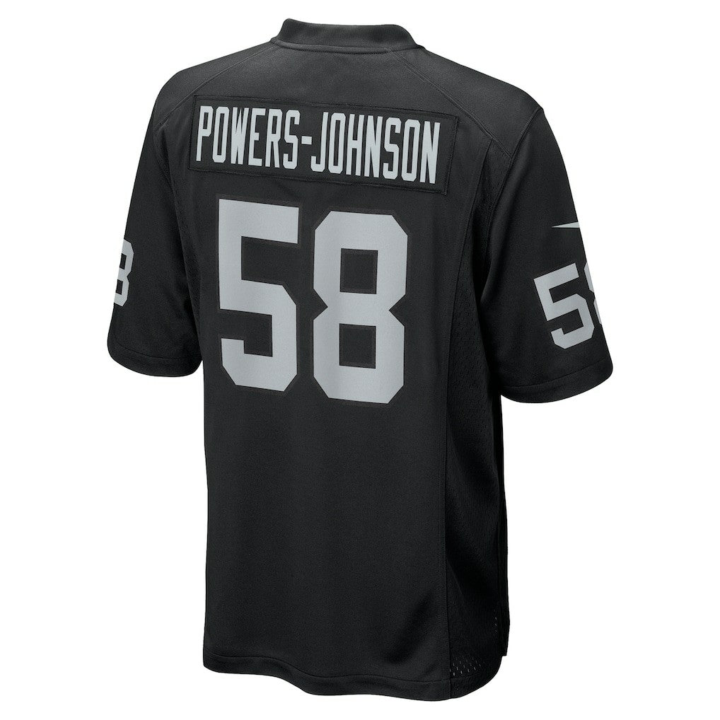 NFL Las Vegas Raiders Jackson Powers-Johnson  Team Game Jersey