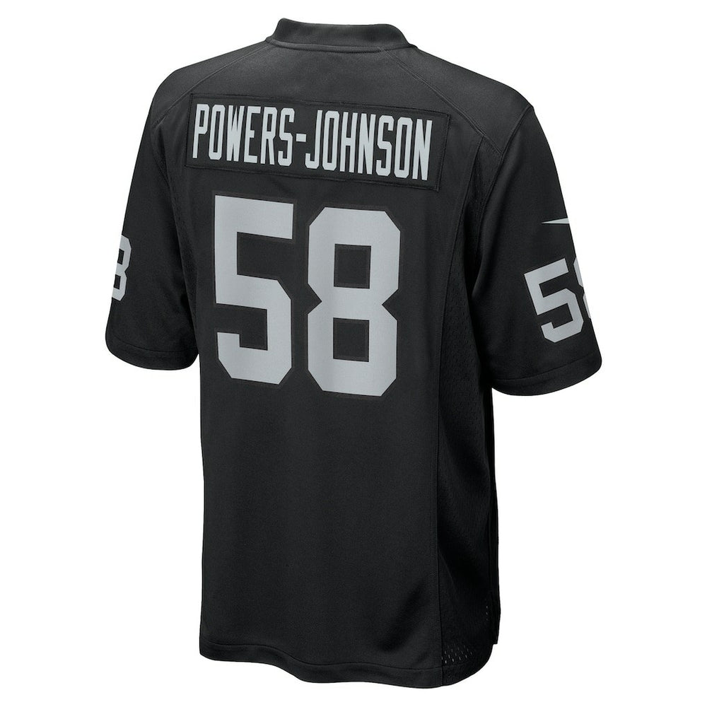 NFL Las Vegas Raiders Jackson Powers-Johnson  Team Game Jersey