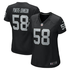 NFL Las Vegas Raiders Jackson Powers-Johnson  Women's Game Jersey