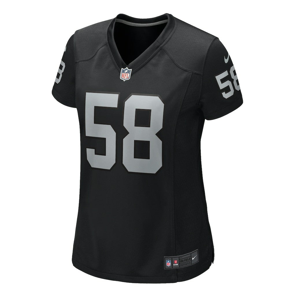 NFL Las Vegas Raiders Jackson Powers-Johnson  Women's Game Jersey