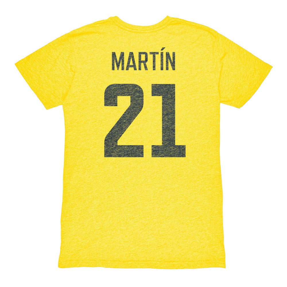 Henry Martin Club America 1863FC Vintage Player Name & Number Tri-blend T-Shirt / Soccer Hot sale