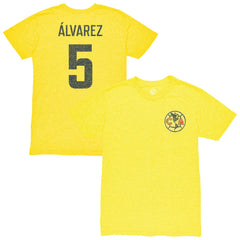 Kevin Álvarez Club America 1863FC Vintage Player Name & Number Tri-blend T-Shirt / Soccer For sale