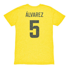 Kevin Álvarez Club America 1863FC Vintage Player Name & Number Tri-blend T-Shirt / Soccer For sale