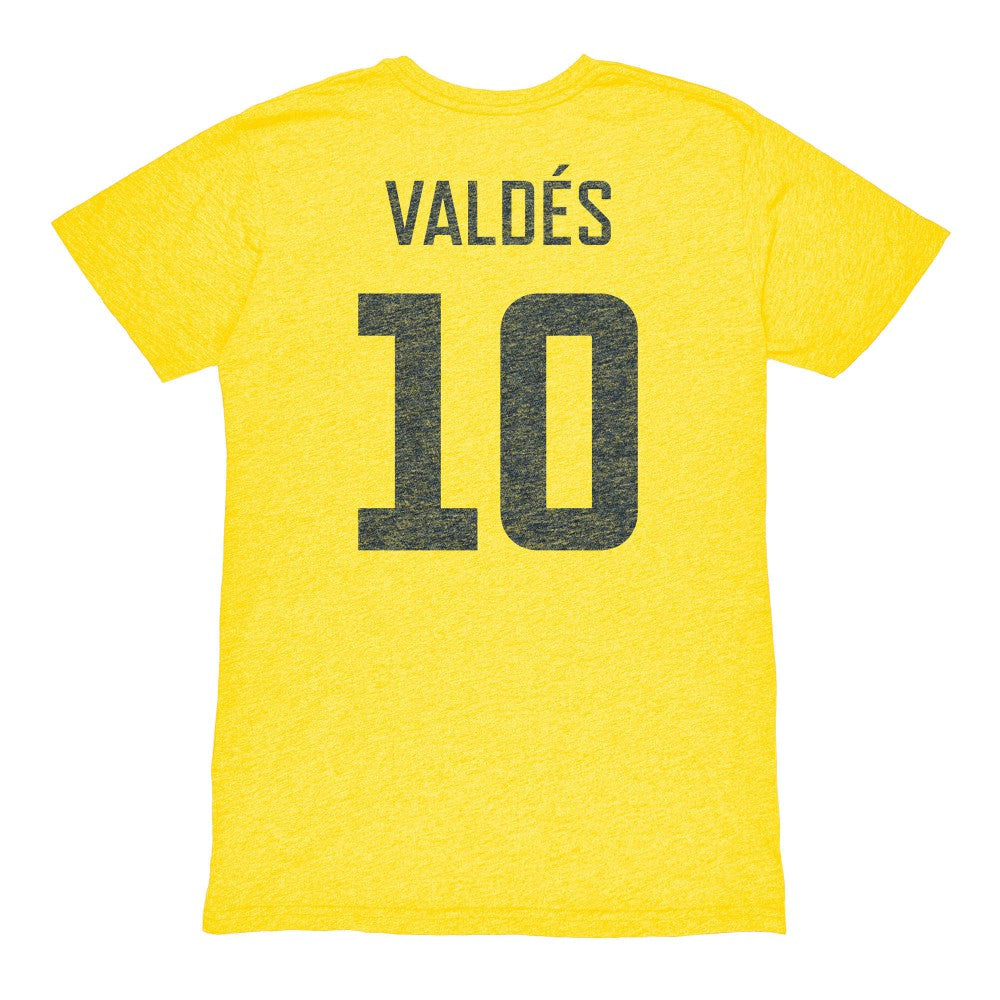 Diego Valdés Club America 1863FC Vintage Player Name & Number Tri-blend T-Shirt / Soccer Hot sale