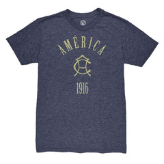 Club America 1863FC Team Arch Vintage Tri-Blend T-Shirt / Soccer On sale