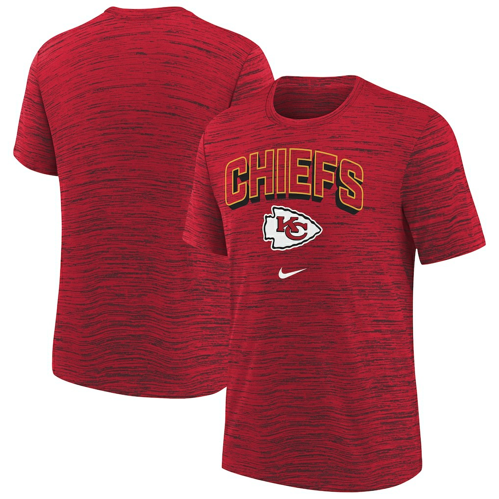 NFL Kansas City Chiefs Youth Sideline Velocity Performance T-Shirt