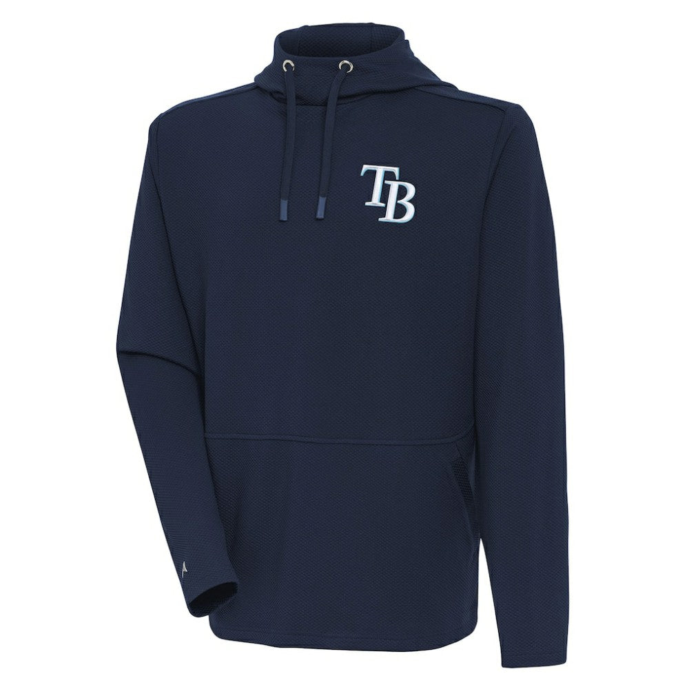 Tampa Bay Rays Antigua Pullover Hoodie - Navy